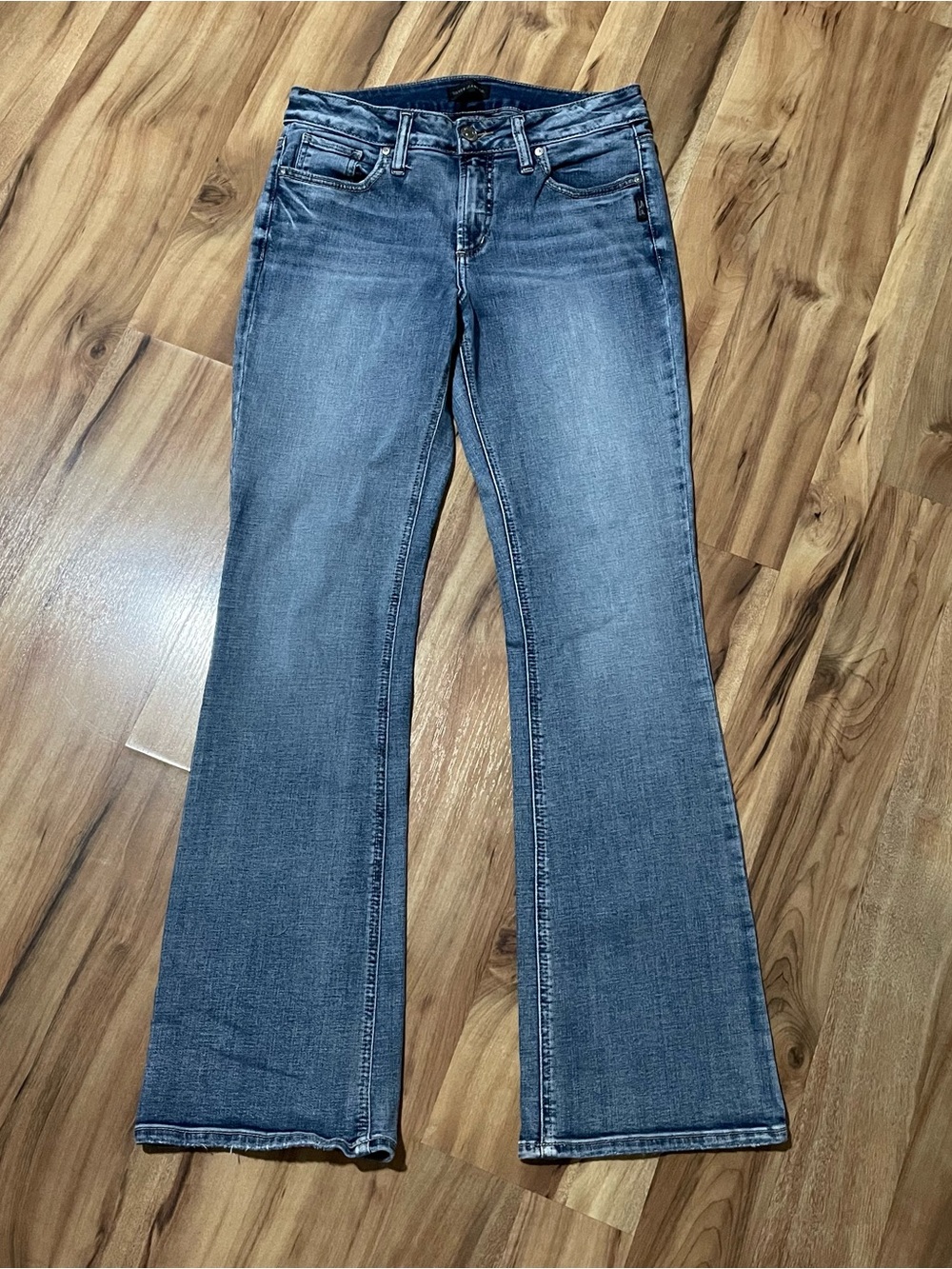 Silver Jeans Suki Curvy Fit Bootcut Denim Jeans 31 33 Y2K Boho Western Cowgirl